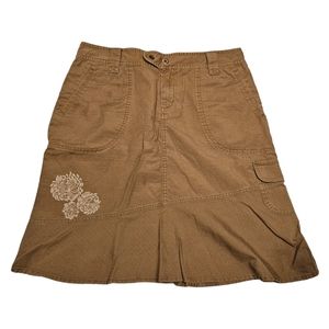 Columbia women's brown cargo skirt